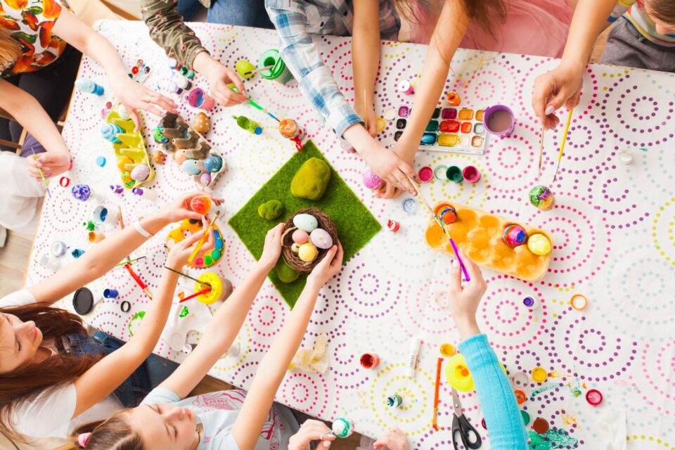 Easter egg crafts