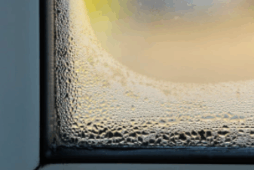 Condensation in a window