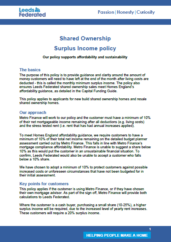 Front cover of surplus income policy