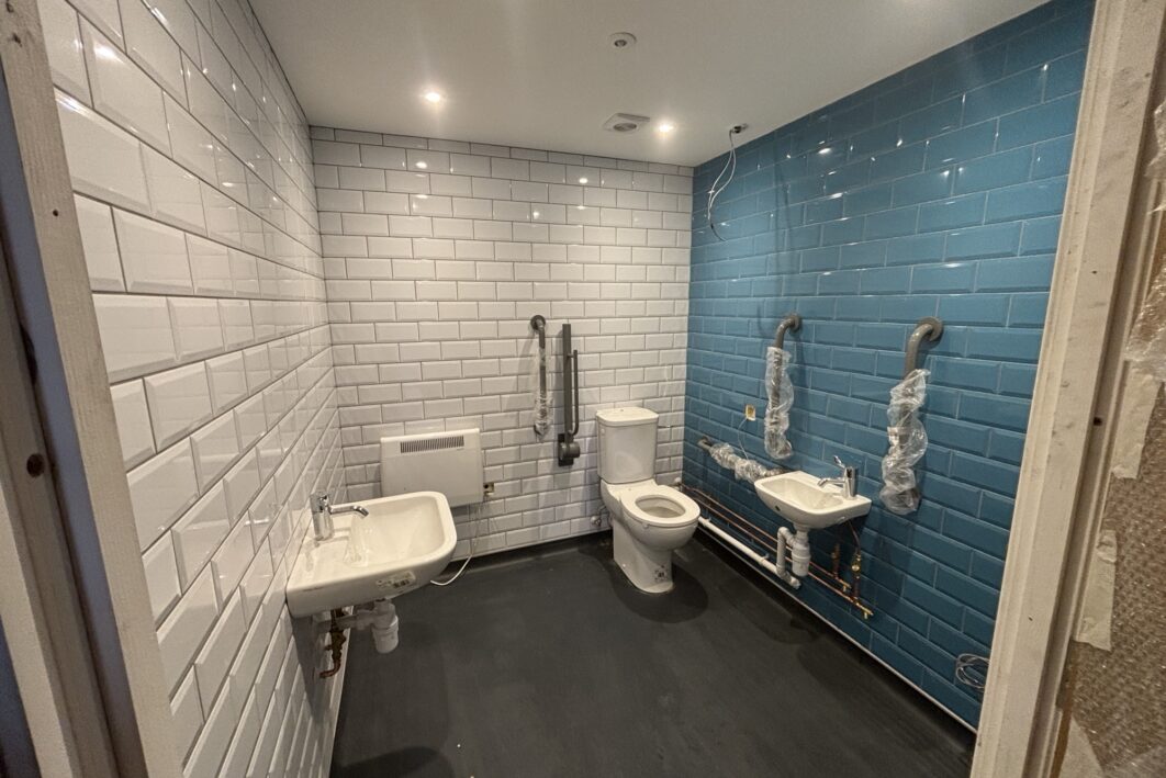 A new renovated bathroom