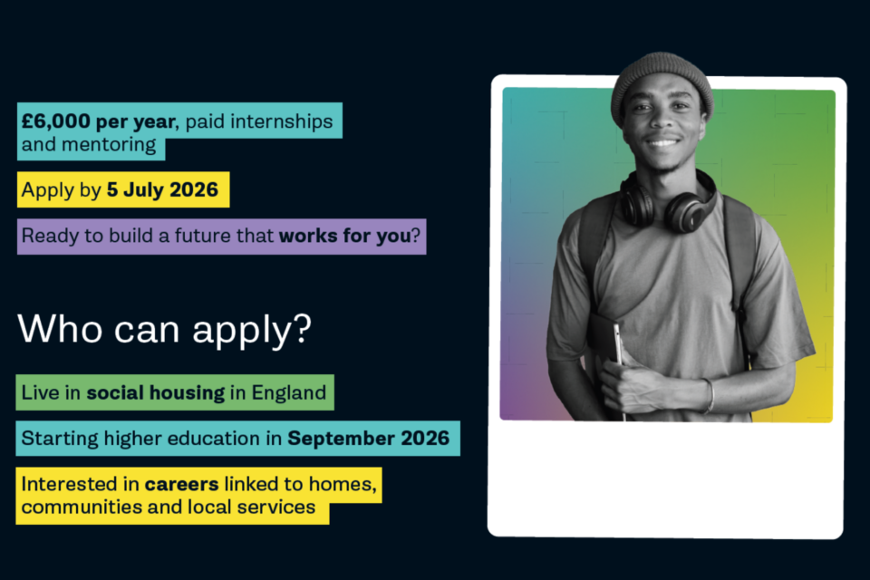 Social housing scholarship graphic