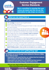 Front cover of customer engagement service standards