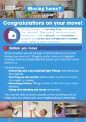 New home leaflet cover