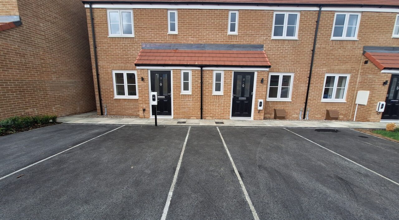 Row of terrace houses